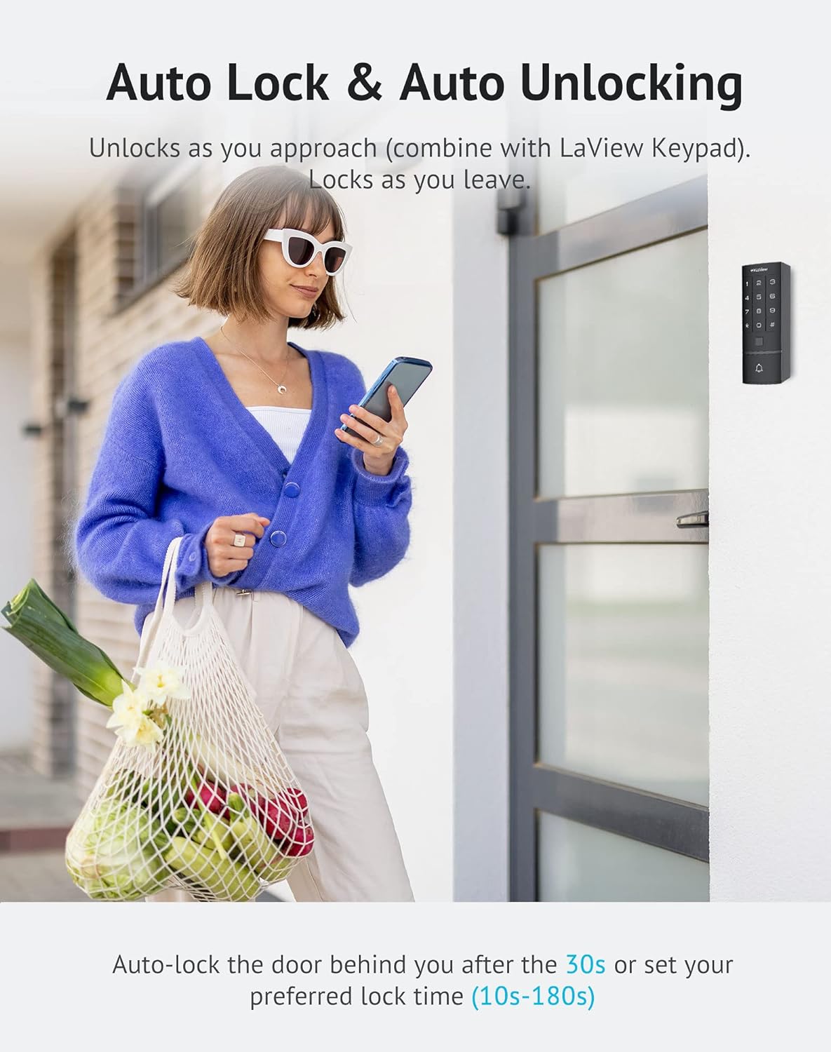 LV06 Bluetooth Smart Lock - works with LaView APP