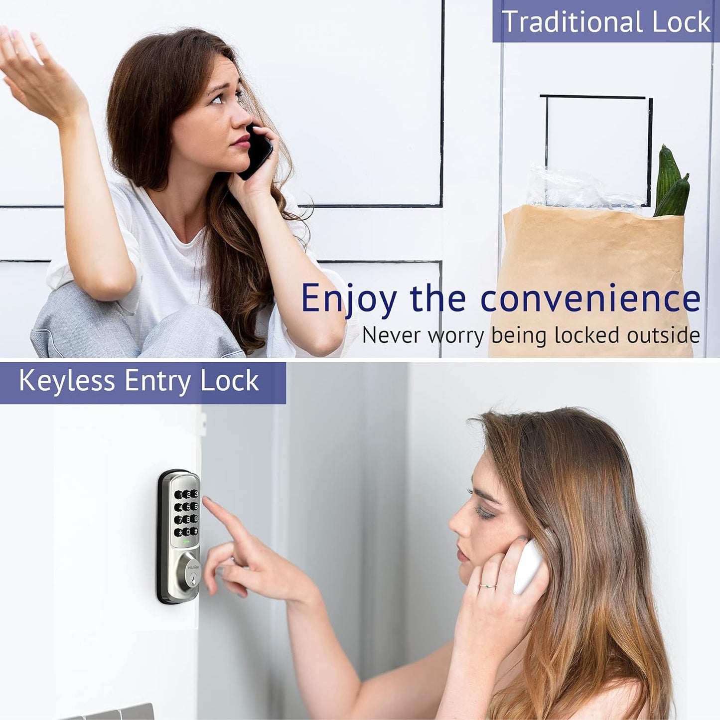 LV01 Keyless Entry Deadbolt Lock