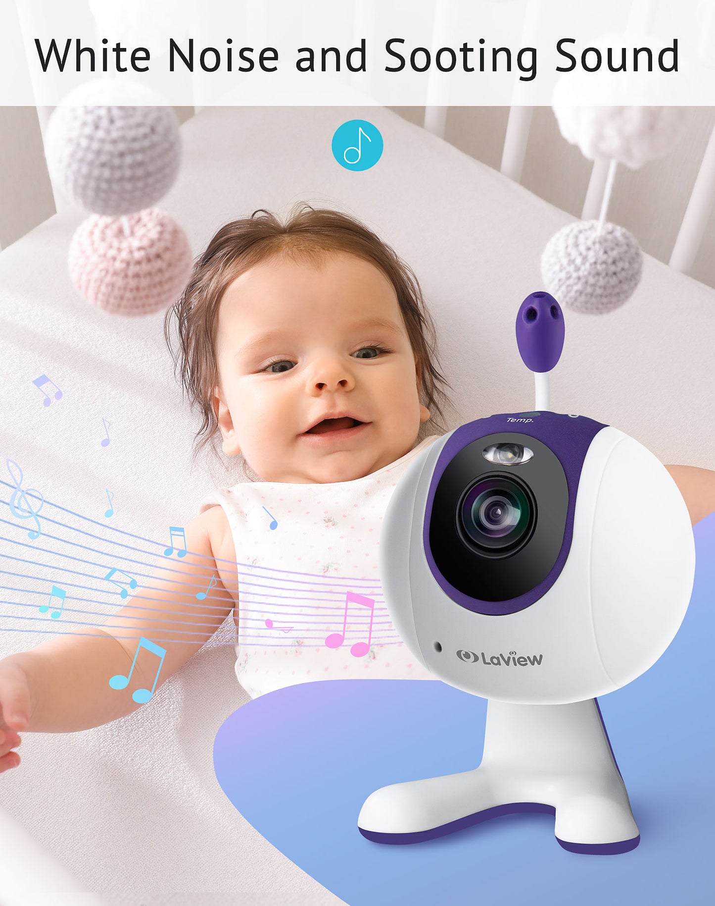 E1 Baby Monitor with temperature and humidity sensor