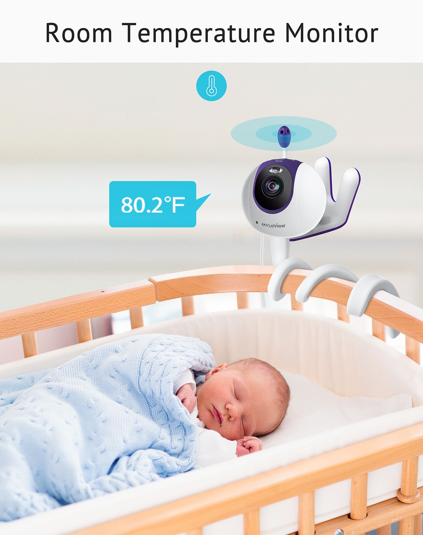 E1 Baby Monitor with temperature and humidity sensor
