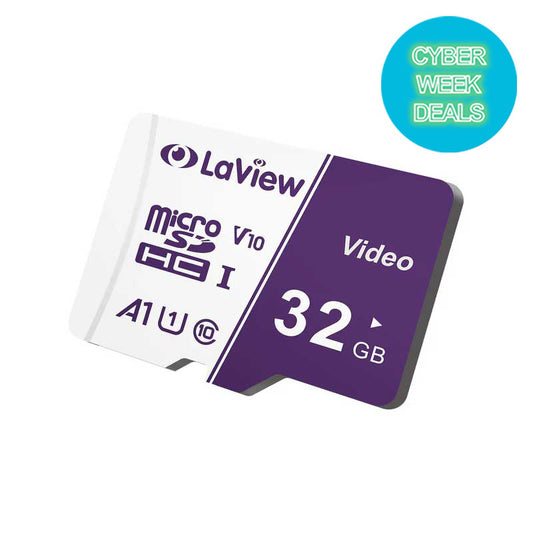 Laview MicroSD Card, Video Grade, Purple Card, 100MB/s