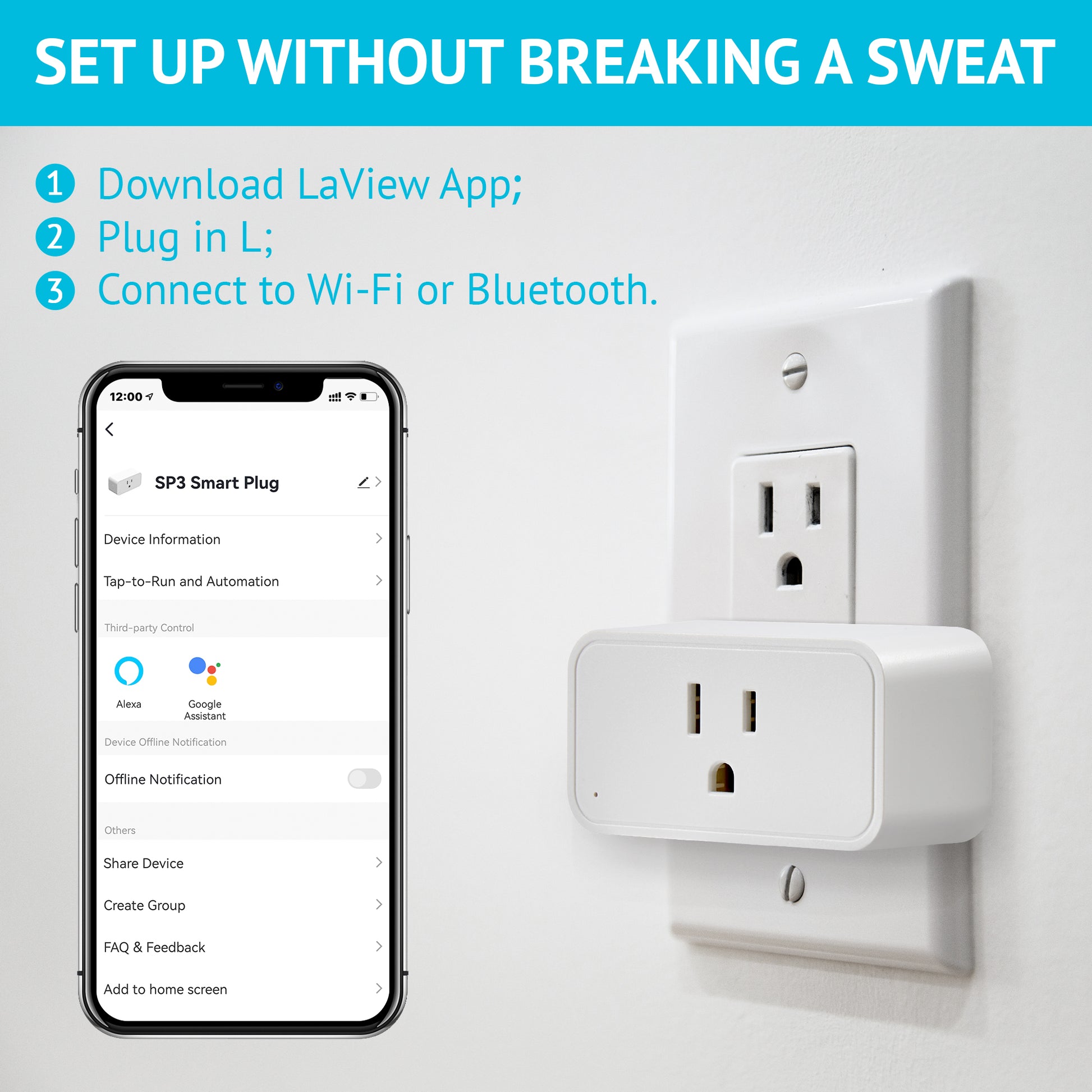 Bluetooth WiFi Smart Plug