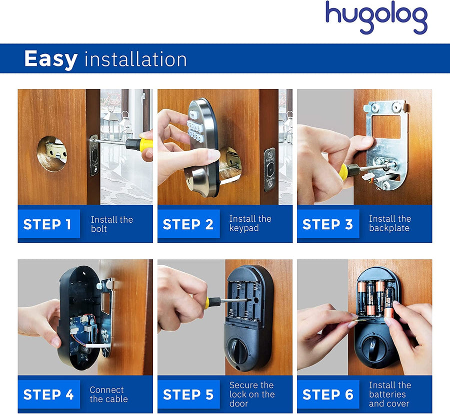 JU02 Electronic Deadbolt Lock