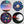 Load image into Gallery viewer, Christmas &amp; New Year Disc Set H1 for LaView Star Projector
